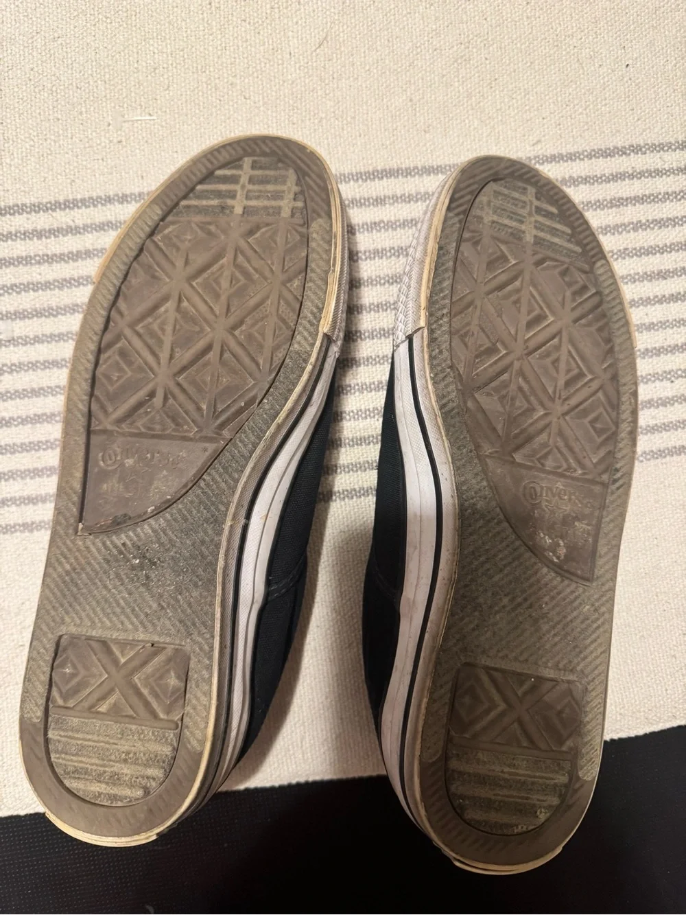 Woman’s Black Slip-On Canvas Shoes